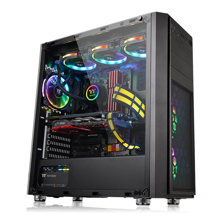Thermaltake Versa H26　PCケース MSIマザーボード付 Versa H26 Tempered Glass Edition – Thermaltake Global