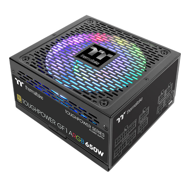 thermaltake TOUGHPOWER GF1 650W 電源ユニット Toughpower GF1 ARGB 650W Gold - TT Premium Edition – Thermaltake