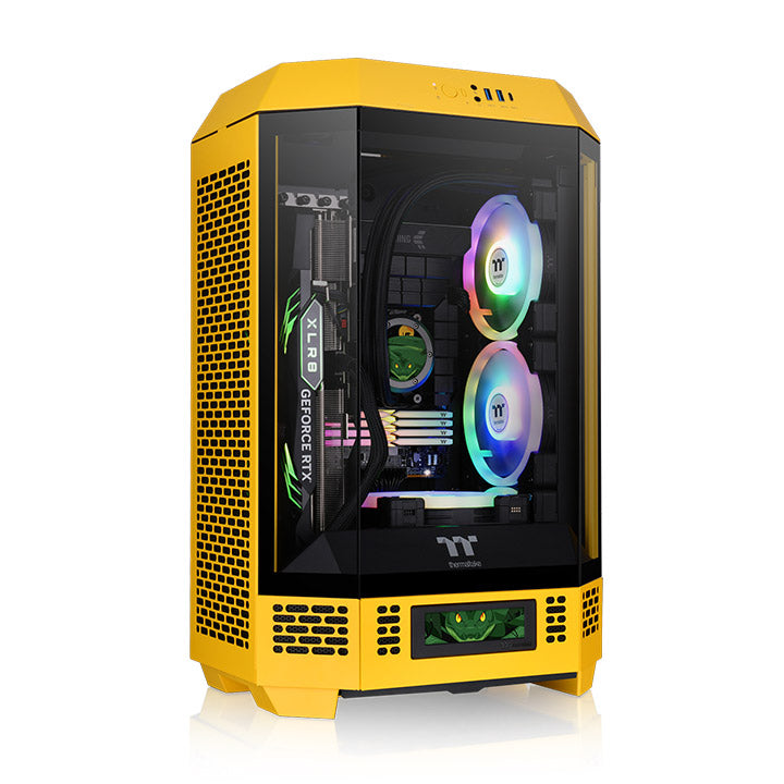 PCケース(自作PC用) Thermaltake The Tower 300 Bumblebee The Tower 300 Bumblebee Micro Tower Chassis – Thermaltake Global