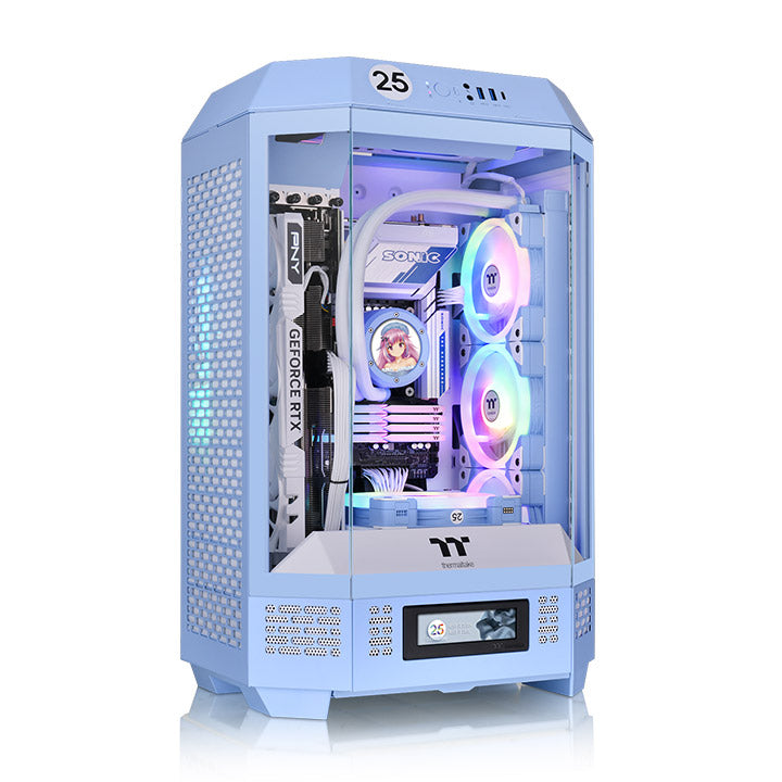 PCケース(自作PC用) Thermaltake The Tower 300  Edition The Tower 300 Hydrangea Blue Micro Tower Chassis – Thermaltake Global