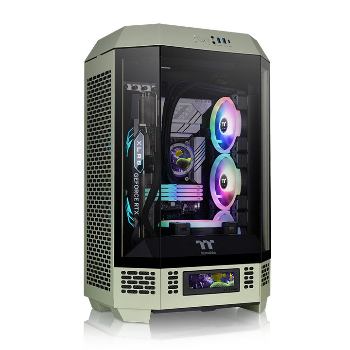 The Tower 300 Matcha Green Micro Tower Chassis – Thermaltake Global