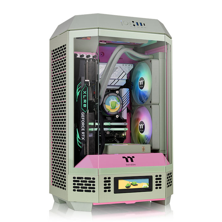 The Tower 300 Matcha Plum Micro Tower Chassis – Thermaltake Global