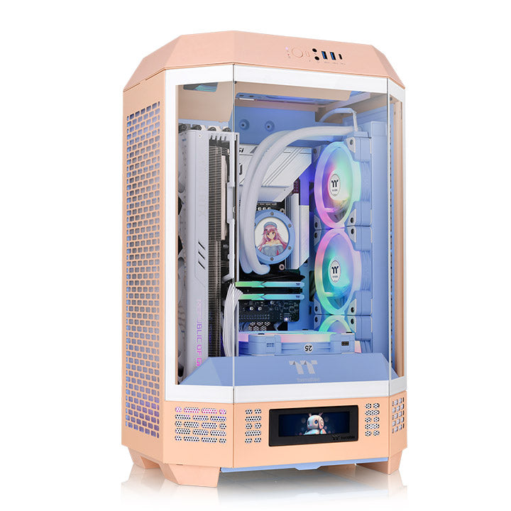 PCケース(自作PC用) Thermaltake The Tower 300  Edition The Tower 300 Peach Fuzz Micro Tower Chassis – Thermaltake Global