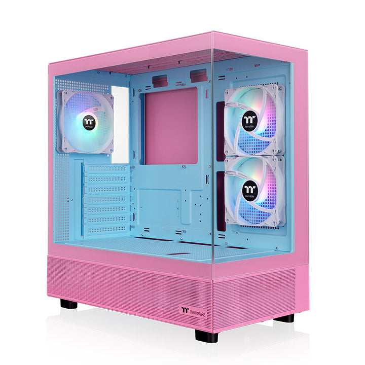 View 270 Plus TG ARGB Bubble Pink Mid Tower Chassis – Thermaltake