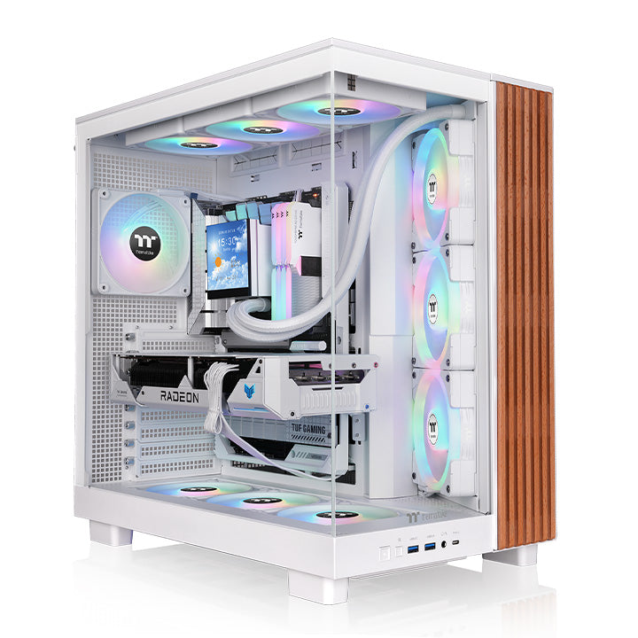 View 380 XL WS ARGB Snow Mid Tower Chassis – Thermaltake Global