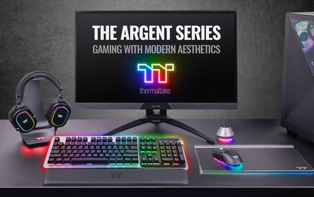 CES2021: Thermaltake Introduces ARGENT Gaming Peripherals with Immersive Gaming Ecosystem
