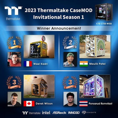 《2023曜越電腦MOD改裝達人爭霸戰‧第一季》前三揭曉!