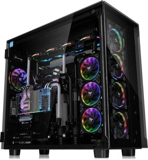 曜越全新VIEW 91黑白雙星水冷電競電腦正式上架PChome 搭配曜越獨家AI人工智慧語音控制 全面連動‧“Hello TT”