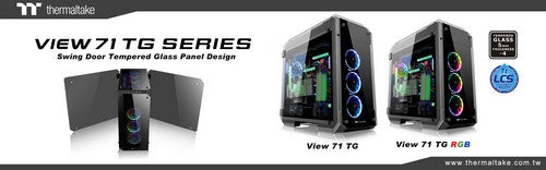 曜越最新View 71 TG高直立式鋼化玻璃電競機殼系列 四面玻璃設計‧視覺更驚艷