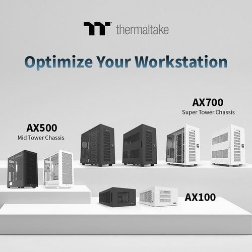 Thermaltake Unveils the AX Series Chassis Lineup  Modular Full-Tower Designs for Maximum Cooling, Storage, and Flexibility
