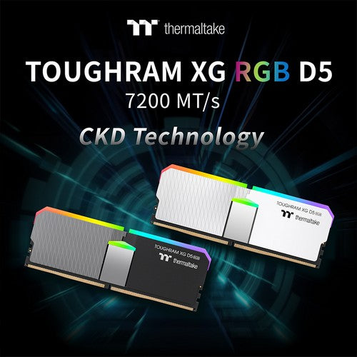 CES 2025: Thermaltake Launches TOUGHRAM XG RGB D5 7200MT/s 32GB DDR5 Memory with Client Clock Driver for Next-Level Performance  The Elevation Unleash Ultimate Performance for Gaming, Content Creation, and AI Applications