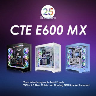 Thermaltake Unveils the CTE E600 MX Mid Tower Chassis with Three-Way GPU Installation Support Centralized Thermal Efficiency