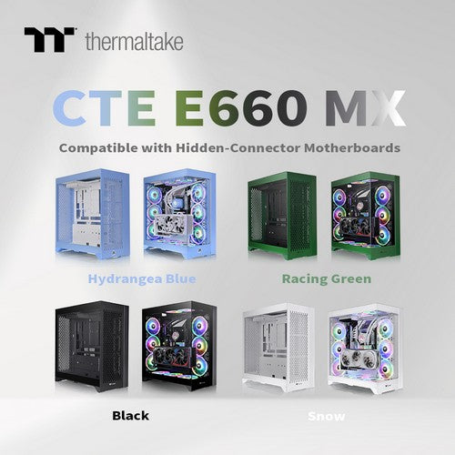 Thermaltake Releases the CTE E660 MX Mid Tower Chassis with Support for Hidden-Connector Motherboards  Maximum Flexibility for Customization