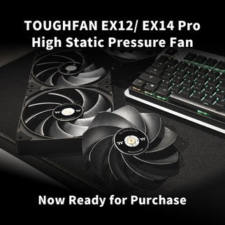 Thermaltake Debuts TOUGHFAN EX12/14 Pro with Upgraded Magnetic Force Connection Now Ready for Purchase