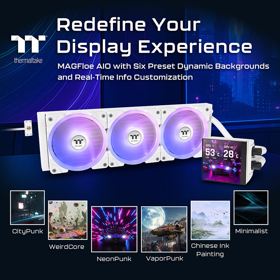 Experience Next-Level Cooling with Thermaltake MAGFloe Ultra and TT RGB PLUS 3.0
