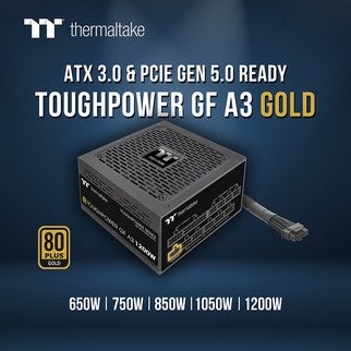 Thermaltake Unveils the New Toughpower GF A3 with ATX 3.0 Specification and Intel Voltage Regulation Standard ATX 3.0 Standards for Space-constrained PC Builds