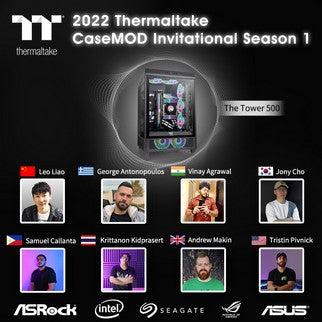 《2022曜越電腦MOD改裝達人爭霸戰‧第一季》來了！ 八大改裝高手將發揮創意 翻轉The Tower 500中直立式機殼 為最高榮譽而戰