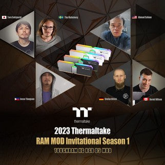 《2023曜越記憶體MOD改裝達人爭霸戰‧第一季》 齊聚六位高手 改裝鋼影TOUGHRAM XG RGB D5記憶體 記憶體改裝大賽強勢回歸!