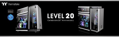 曜越全新Level 20高阶水冷电竞机壳 CES 2018消费电子大展隆重登场 曜越秉持「致力于创造完美的使用者经验」迈向20周年