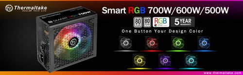 曜越全新電競專用Smart RGB電源供應器系列 500W/600W/700W 高品質．超值價