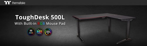 Thermaltake Introduces  the ToughDesk 500L RGB Battlestation Gaming Desk