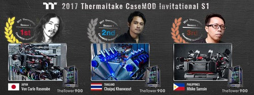 《2017曜越電腦MOD改裝達人爭霸戰》第一季前三強出爐！日本選手奪冠 泰國和菲律賓選手榮獲亞、季軍寶座