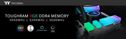 Thermaltake Launches TOUGHRAM RGB DDR4 Memory Series 3600MHz | 3200MHz | 3000MHz 16GB