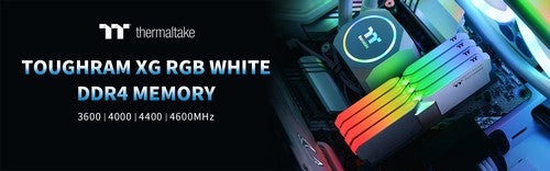 Thermaltake Launches the White TOUGHRAM XG RGB DDR4 Memory Series