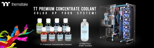 曜越TT Premium Concentrate水冷濃縮液系列及C1000透明水冷液 全新選擇‧自由調配 打造流光溢彩的水冷散熱系統