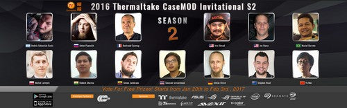 《2016曜越電腦MOD改裝達人爭霸戰‧第二季》票選開始 投票即有機會獲得大獎！