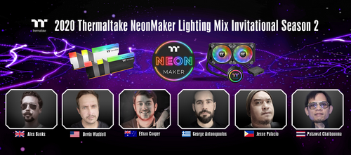 曜越2020 NeonMaker炫光爭霸賽第二季冠亞季軍出爐