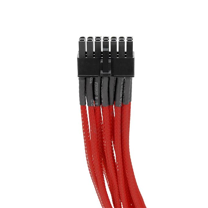 Individually Sleeved 20+4Pin ATX Cable -Red