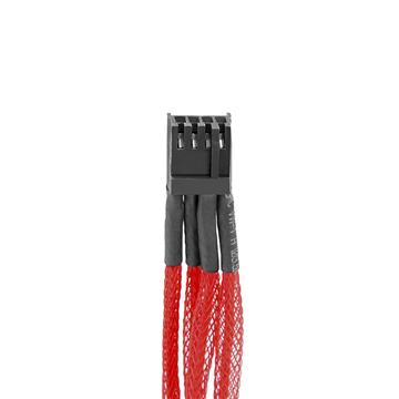 Individually Sleeved 4Pin Peripheral Cable - Red