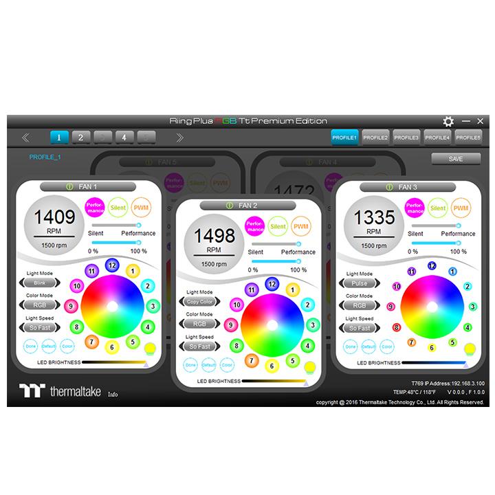 Riing Plus 12 RGB Radiator Fan TT Premium Edition (3 Fan Pack)