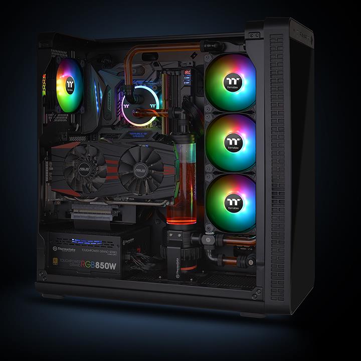 Pure Plus 14 RGB Radiator Fan TT Premium Edition (3-Fan Pack)