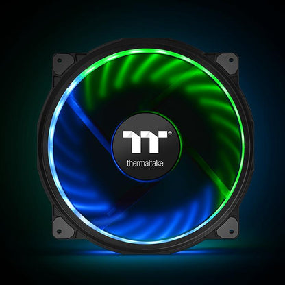 Riing Plus 20 RGB Case Fan TT Premium Edition (Single Fan Pack with Controller)