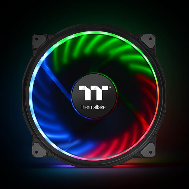Riing Plus 20 RGB Case Fan TT Premium Edition (Single Fan Pack with Controller)