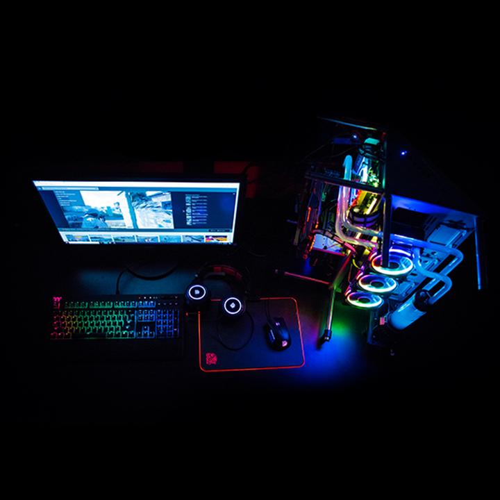 TT Premium X1 RGB Cherry MX Silver Keyboard