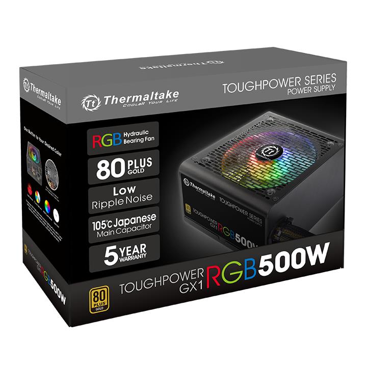 電源ユニット Thermaltake TOUGHPOWER GX1 RGB 700W Toughpower GX1 RGB 500W Gold – Thermaltake Global