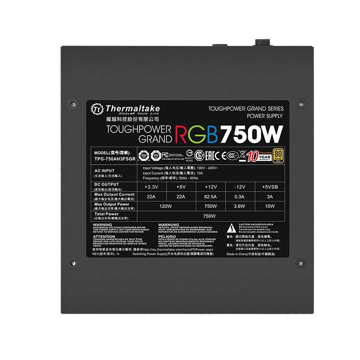 Thermaltake Toughpower Grand RGB 750W Gold (RGB Sync Edition)
