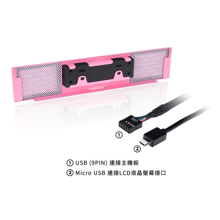 LCD Panel Kit for The Tower 200 Bubble Pink