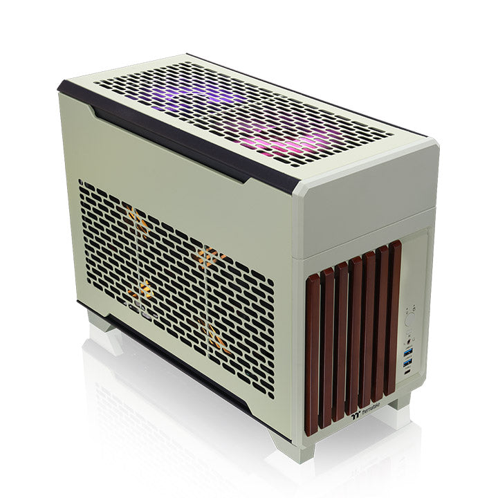 TR100 WS Matcha Green Mini Tower Chassis
