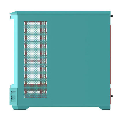 View 600 TG Mint Strawberry Full Tower Chassis
