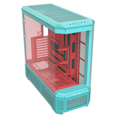 View 600 TG Mint Strawberry Full Tower Chassis