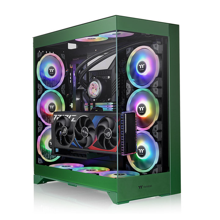 CTE E660 MX Racing Green Mid Tower Chassis – Thermaltake Global