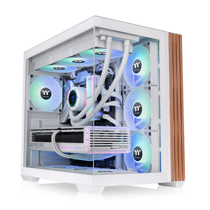 View 380 WS ARGB Snow Mid Tower Chassis – Thermaltake Global