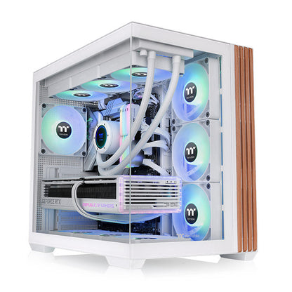 View 380 WS ARGB Snow Mid Tower Chassis