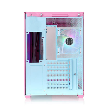 View 380 TG ARGB Bubble Pink Mid Tower Chassis