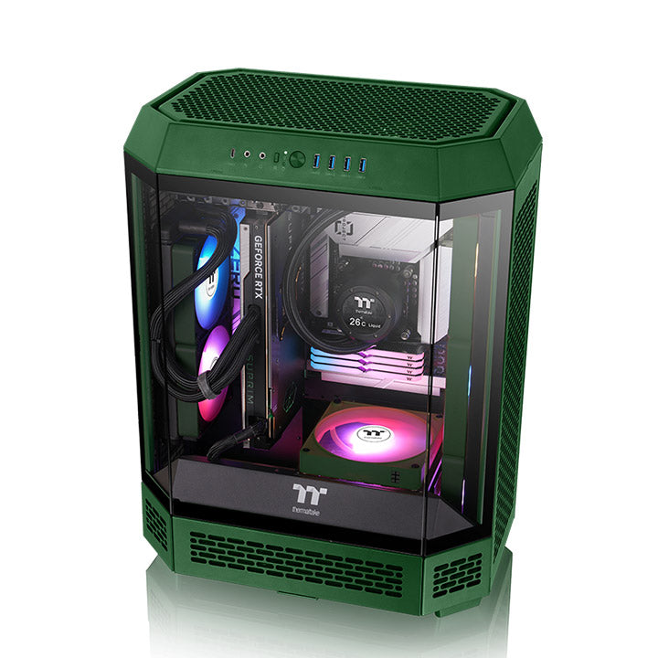 CT140 EX Reverse ARGB Sync PC Cooling Fan Racing Green (3-Fan Pack)