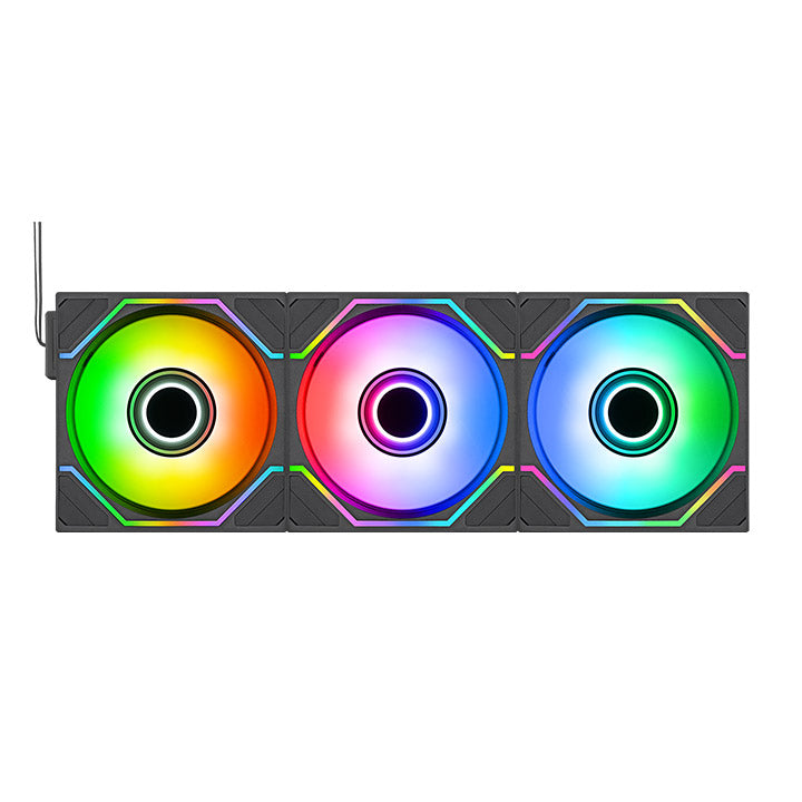 SWAFAN 120 EX INFINITY ARGB Sync PC Cooling Fan (3-Fan Pack)